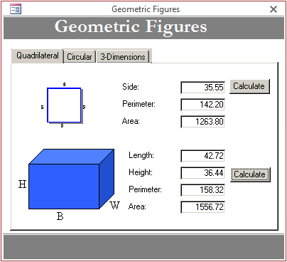 Calculations