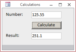 Calculation