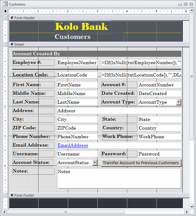 Kolo Bank: Customers