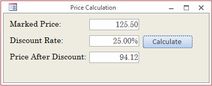 Price Calculation