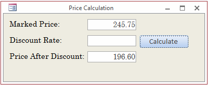 Price Calculation