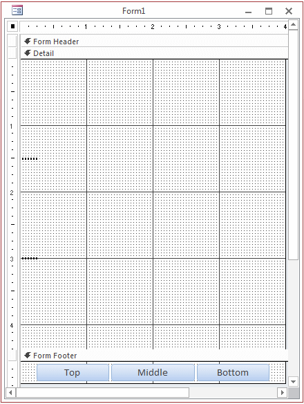 A form with page breaks