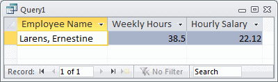 SQL Statement