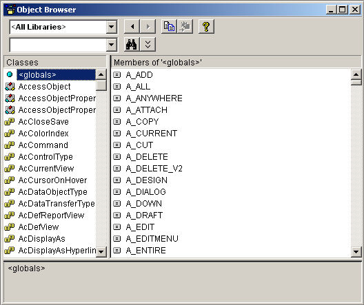 Object Browser