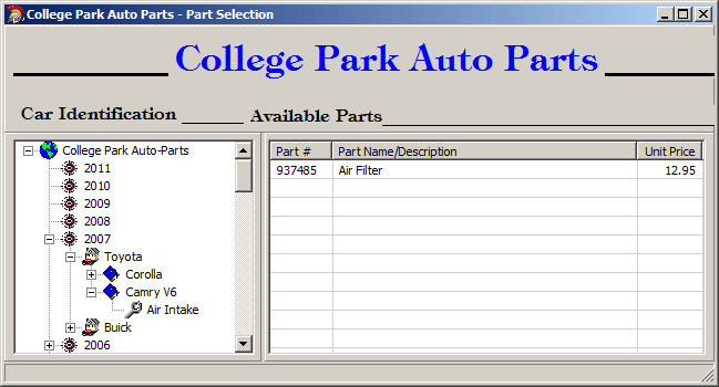 College Park Auto Parts