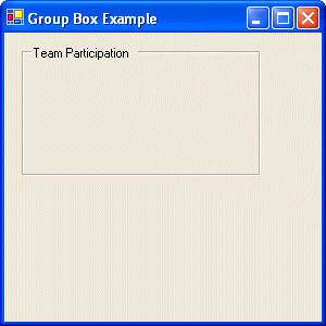 Group Box Example