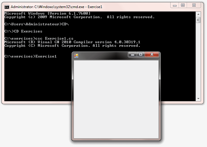 Compiling from th Command Prompt