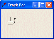 A vertical track bar