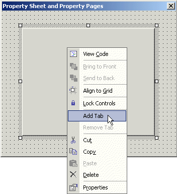 Creating tab pages on a tab control