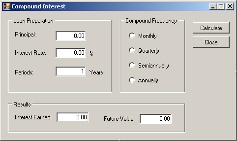 Compound Interest - Form Design