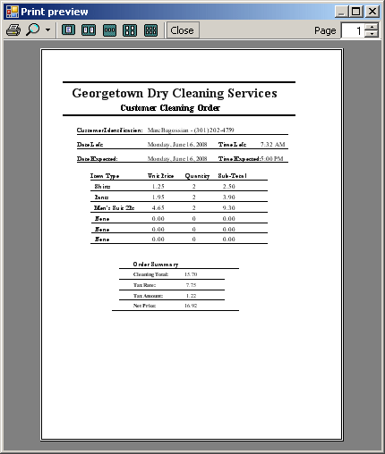 Georgetown Dry Cleaner