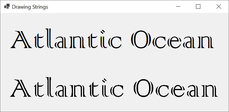 A Family of Fonts - Creating a Font from a Family and Associating it to a Font Object