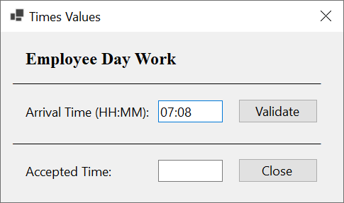 Converting a Value to Time