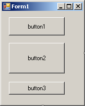 A form where a group of controls has been configured to have the same width with controls selected at random
