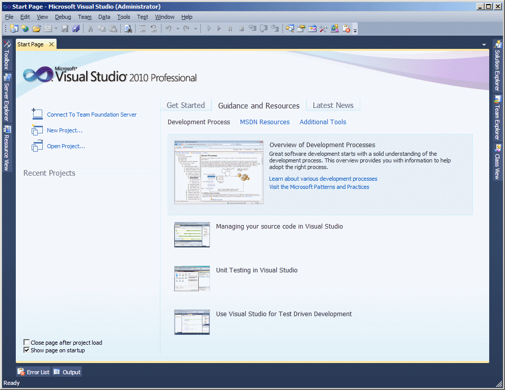 Microsoft Visual C++ 2010 Express 