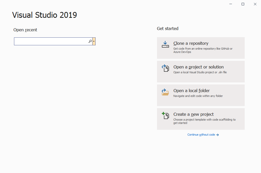 Visual Studio 2019