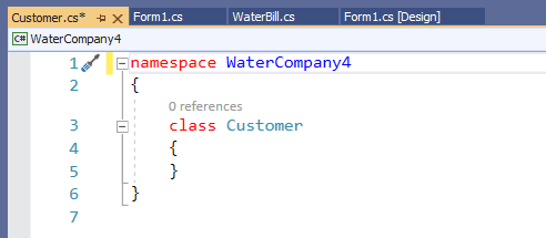 When a project is made of various files, each file is represented by a tab in the top section of the Code Editor